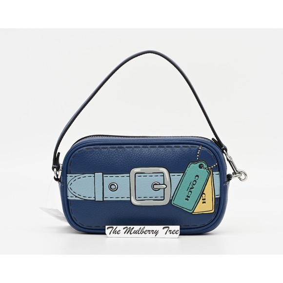 COACH JAMIE Leather Convertible Wristlet w/ Trompe L'oeil Print CH363 NWT $218 - Picture 1 of 14